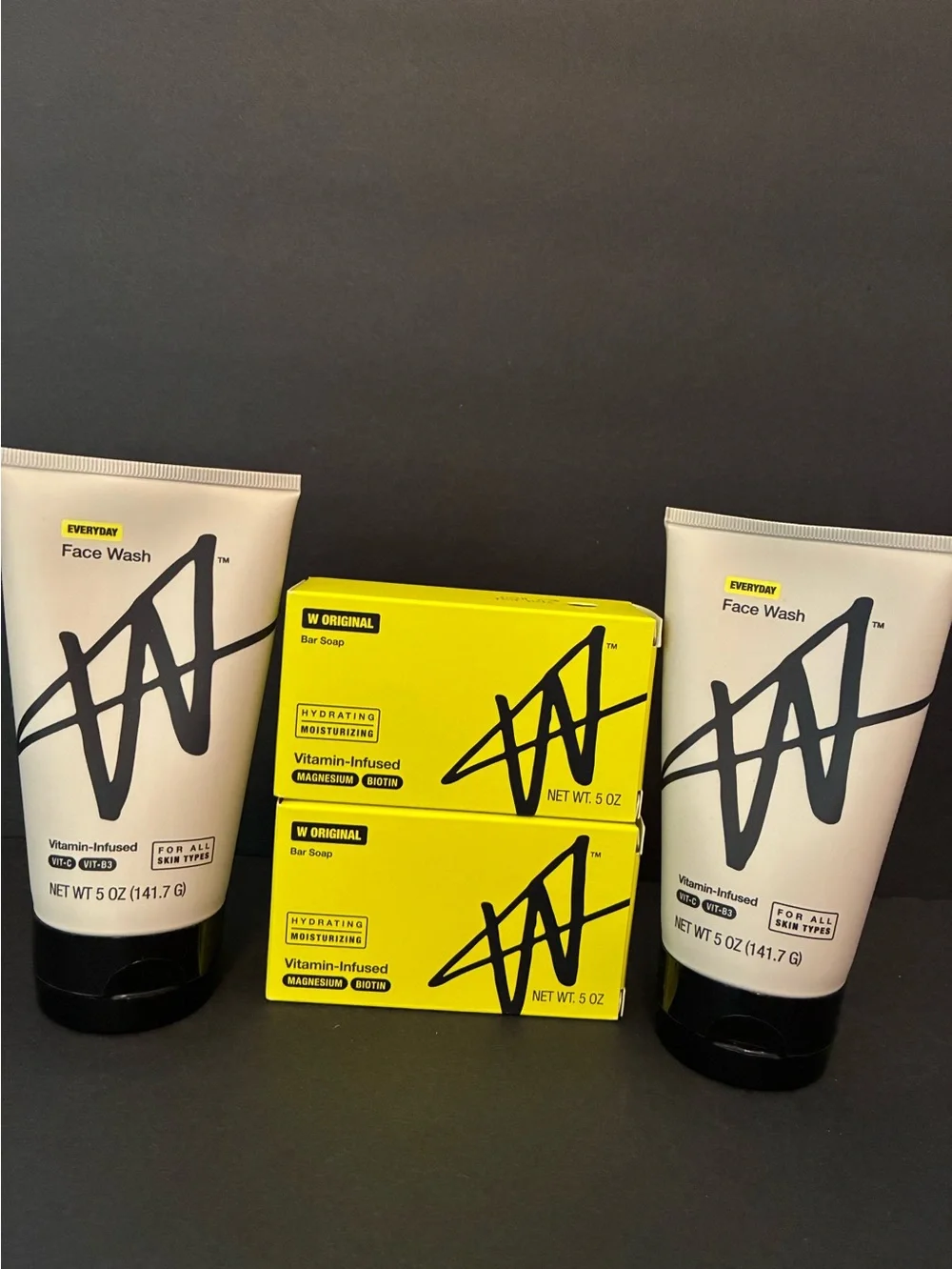 Facial Wash & Bar soap skincare bundle